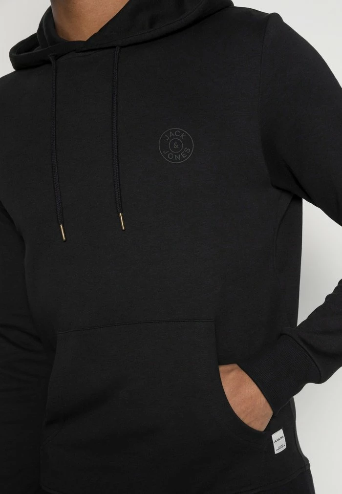 Jack & Jones JJEBASIC LOGO HOOD - Hoodie - Black 5 Jack & Jones JJEBASIC LOGO HOOD - Hoodie - Black - Image 5