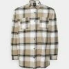 Jack & Jones JPRBLALOGAN OVERSHIRT - Light Jacket - Lead Gray