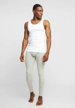 Alternative view of Jack & Jones JACSOLID LONG JOHN - Base Layer - Light Grey Melange