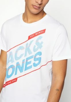Jack & Jones JJFORMATION TEE CREW NECK - Print T-shirt - White -Jack & Jones Shop 95e5d22744ee4da4b6bf315709bf71df