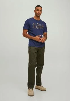 Alternative view of Jack & Jones Print T-shirt - Dark Blue