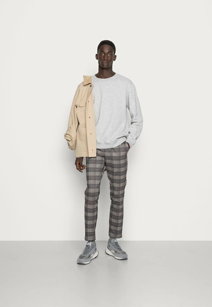 Jack & Jones JJIWILL JJPHIL CHIPMUNK CHECK - Trousers - Chipmunk 2 Jack & Jones JJIWILL JJPHIL CHIPMUNK CHECK - Trousers - Chipmunk - Image 2