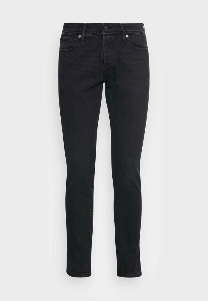Jack & Jones SLIM FIT - Slim Fit Jeans - Black Denim 4 Jack & Jones SLIM FIT - Slim Fit Jeans - Black Denim - Image 4