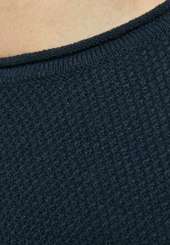 Jack & Jones JORPAUL TONS CREW NECK DETAIL - Jumper - Navy Blazer 5 Jack & Jones JORPAUL TONS CREW NECK DETAIL - Jumper - Navy Blazer - Image 5