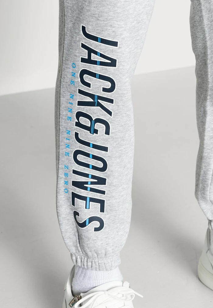 Jack & Jones JPSTGORDON PANT AMAN - Tracksuit Bottoms - Light Grey Melange 5 Jack & Jones JPSTGORDON PANT AMAN - Tracksuit Bottoms - Light Grey Melange - Image 5