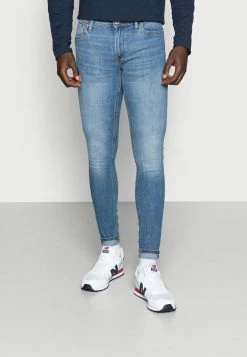 Jack & Jones JJITOM JJORIGINAL SUPER SKINNY FIT - Jeans Skinny Fit - Blue Denim