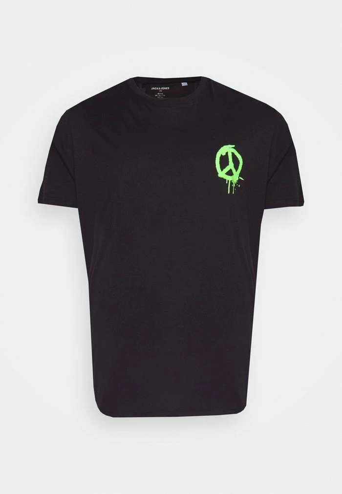 Jack & Jones JORPEACE - Print T-shirt - Black 4 Jack & Jones JORPEACE - Print T-shirt - Black - Image 4