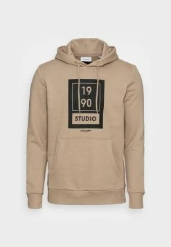 Jack & Jones JJROBERT HOODY - Sweatshirt - Crockery