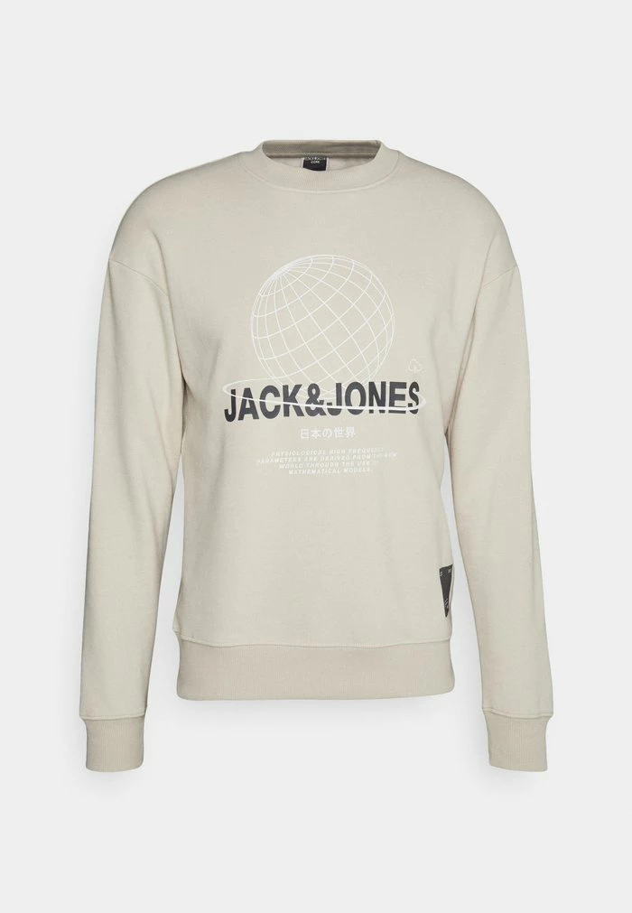 Jack & Jones JCOFUTURE CREW NECK - Sweatshirt - Moonbeam 4 Jack & Jones JCOFUTURE CREW NECK - Sweatshirt - Moonbeam - Image 4
