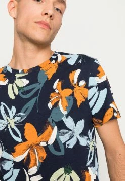 Jack & Jones JORFLOWERPOWER AOP - Print T-shirt - Navy -Jack & Jones Shop 979dc52403924238bbeb36b75a92e840