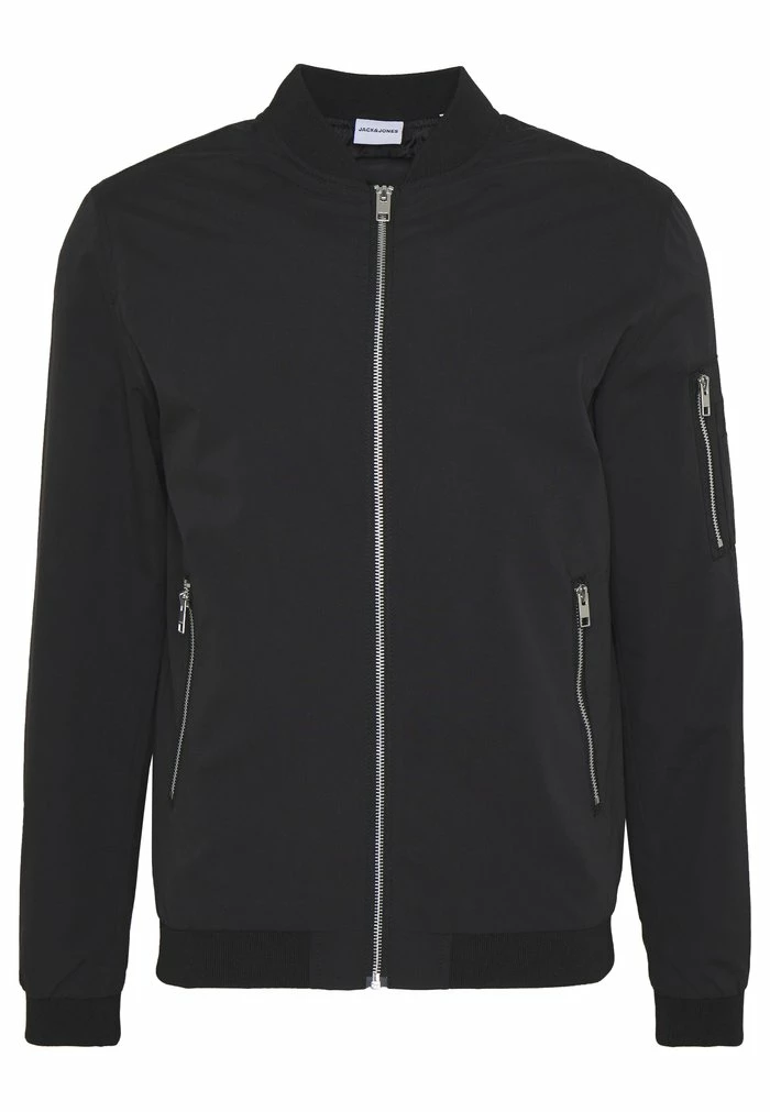 Jack & Jones BOMBER NOOS - Bomber Jacket - Black 4 Jack & Jones BOMBER NOOS - Bomber Jacket - Black - Image 4