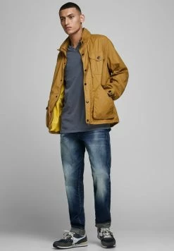 Jack & Jones JJESPLIT NECK TEE - Basic T-shirt - Navy -Jack & Jones Shop 99cce88dfa3b4fcda33a9c3bf237b954