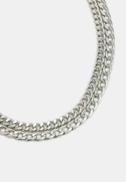 Jack & Jones JACESTE NECKLACE UNISEX 2 PACK - Necklace - Silver-coloured -Jack & Jones Shop 99dd8e1c004f4a4baeef27b567d7a0b9