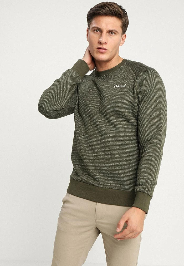 Jack & Jones JORHIDE CREW NECK - Sweatshirt - Forest Night 1 Jack & Jones JORHIDE CREW NECK - Sweatshirt - Forest Night