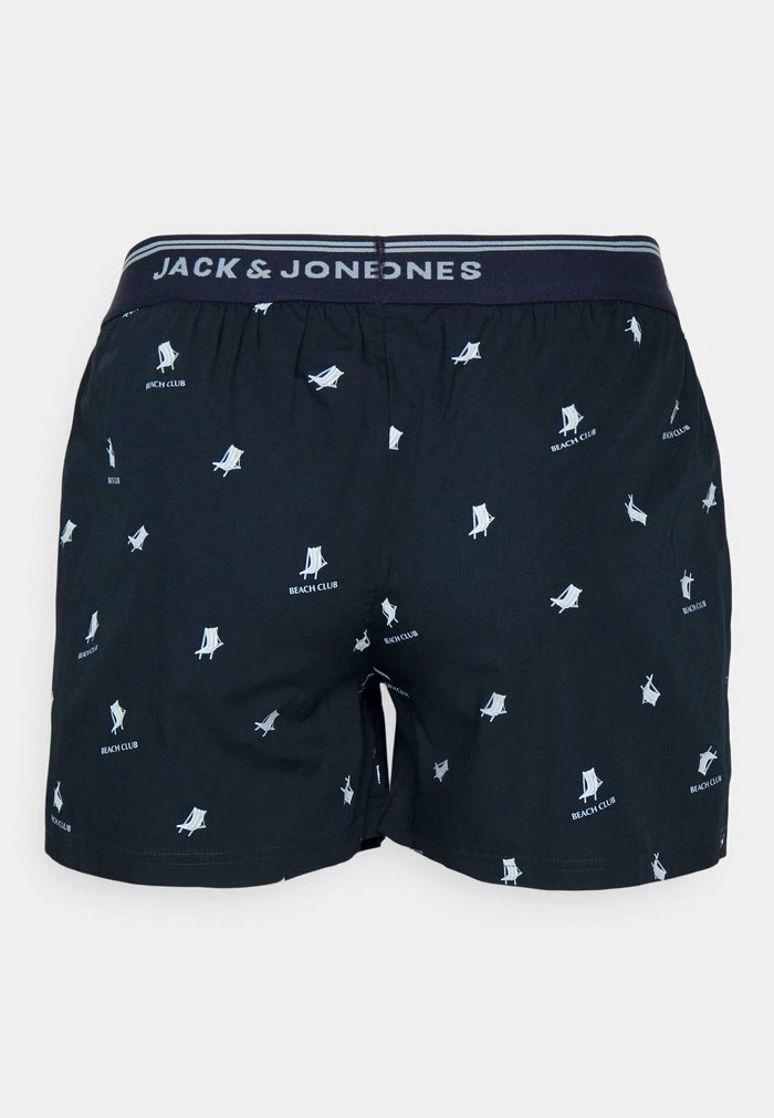 Jack & Jones JACPALM WOVEN 3 PACK - Boxer Shorts - Navy Blazer 3 Jack & Jones JACPALM WOVEN 3 PACK - Boxer Shorts - Navy Blazer - Image 3