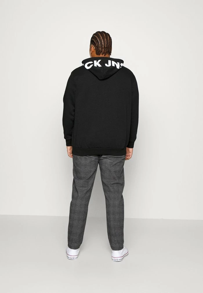 Jack & Jones JJFANN HOOD - Hoodie - Black 3 Jack & Jones JJFANN HOOD - Hoodie - Black - Image 3