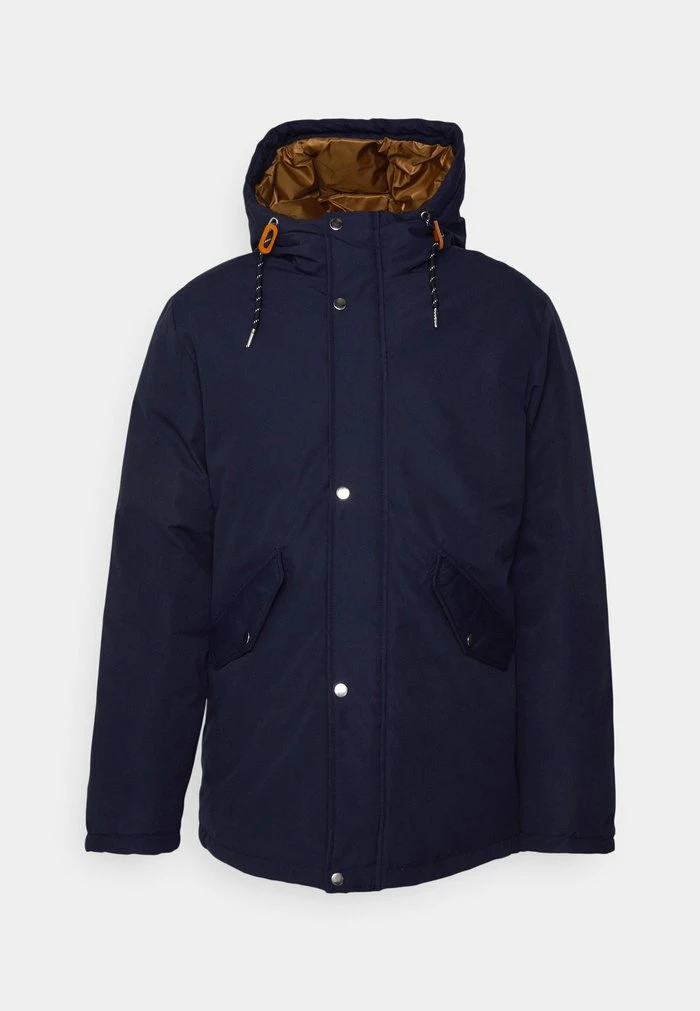 Jack & Jones JJSAKA - Winter Coat - Navy Blazer 4 Jack & Jones JJSAKA - Winter Coat - Navy Blazer - Image 4