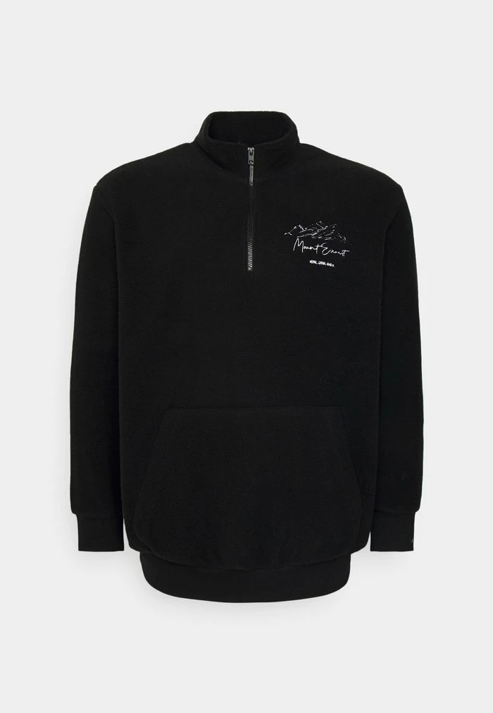 Jack & Jones JOREVERST HIGH NECK ZIP - Hoodie - Black 4 Jack & Jones JOREVERST HIGH NECK ZIP - Hoodie - Black - Image 4