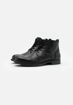 Alternative view of Jack & Jones JFWRUSSEL MID - Lace-up Ankle Boots - Anthracite