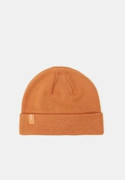 Jack & Jones JACCOLOUR INJECTION SHORT BEANIE UNISEX - Beanie - Raw Sienna