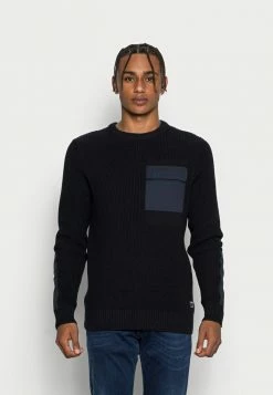 Jack & Jones JCOBRYAN CREW NECK - Jumper - Navy
