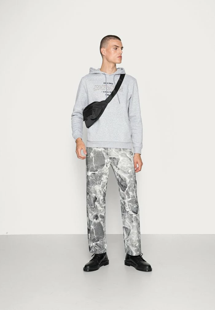 Jack & Jones JORSURFACE BRANDING - Hoodie - Light Grey Melange 2 Jack & Jones JORSURFACE BRANDING - Hoodie - Light Grey Melange - Image 2