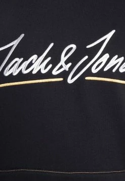 Jack & Jones JORTONS UPSCALE HOOD - Sweatshirt - Black -Jack & Jones Shop 9e7de72641294a0795de888b2bb4f902