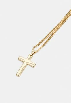 Jack & Jones JACCROSS AND CHAIN NECKLACE 2 PACK - Necklace - Gold Coloured -Jack & Jones Shop 9fc8c07ff32a4bf0aba0b195430fc20b