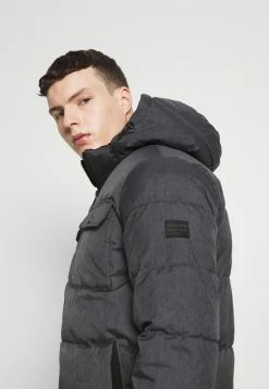 Jack & Jones JJRONALD PUFFER - Winter Jacket - Dark Grey Melange -Jack & Jones Shop a0a8d13fe96041399d44c229b3c29e4c