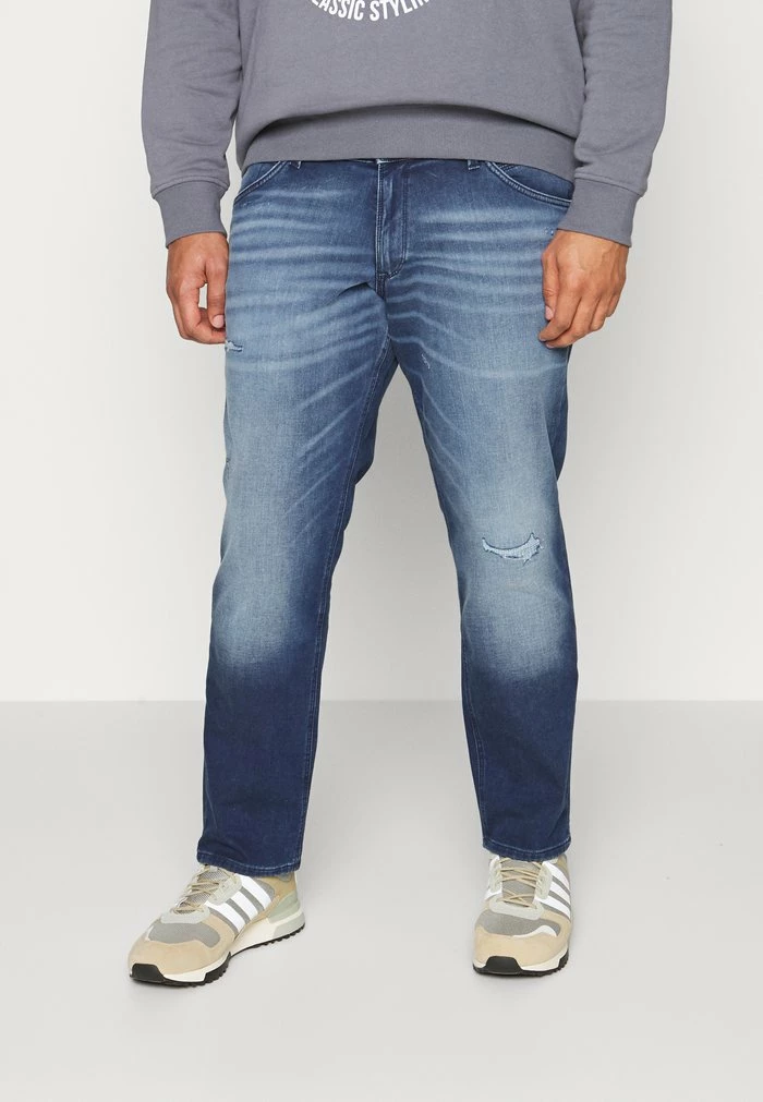 Jack & Jones JJIGLENN JJFOX - Slim Fit Jeans - Blue Denim 1 Jack & Jones JJIGLENN JJFOX - Slim Fit Jeans - Blue Denim