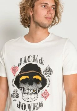 Jack & Jones JORCAPTAIN TEE CREW NECK - Print T-shirt - Cloud Dancer -Jack & Jones Shop a104c81d9f814cfebca8c35a171c70e6