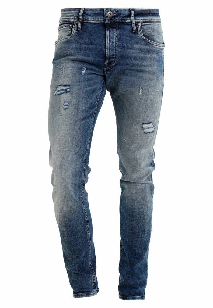 Jack & Jones JJIGLENN JJORIGINAL JOS - Slim Fit Jeans - Blue Denim 6 Jack & Jones JJIGLENN JJORIGINAL JOS - Slim Fit Jeans - Blue Denim - Image 6