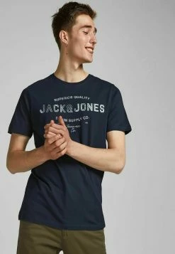 Jack & Jones Print T-shirt - Navy Blazer 11 Jack & Jones Print T-shirt - Navy Blazer -Jack & Jones Shop a131711fae664e6f86740916874da04a