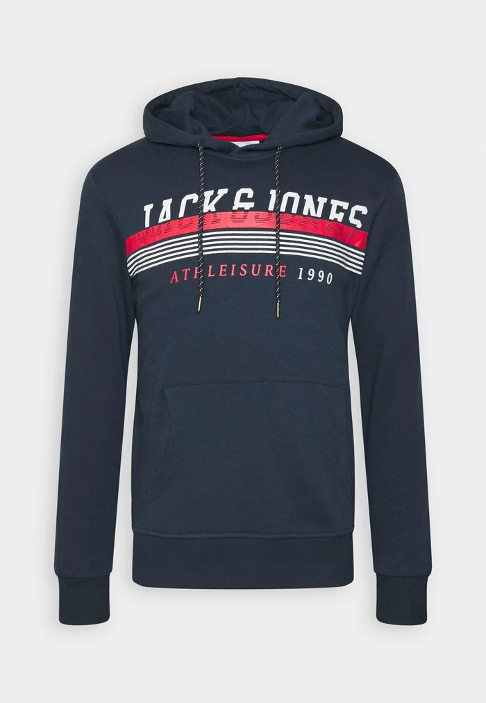 Jack & Jones JJIRON HOOD - Sweatshirt - Navy Blazer 4 Jack & Jones JJIRON HOOD - Sweatshirt - Navy Blazer - Image 4