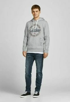 Alternative view of Jack & Jones JJBRAT HOOD - Hoodie - Light Grey Melange