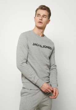 Alternative view of Jack & Jones JACLOUNGE - Pyjamas - Light Grey Melange