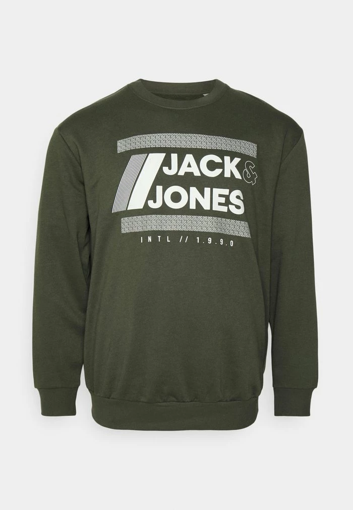 Jack & Jones JJBEN CREW NECK - Sweatshirt - Forest Night 2 Jack & Jones JJBEN CREW NECK - Sweatshirt - Forest Night - Image 2
