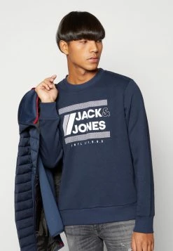 Jack & Jones BEN SWEAT CREW NECK - Sweatshirt - Dark Blue -Jack & Jones Shop a3b6a4fd28094f7d875827b833284369