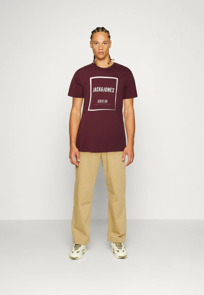 Jack & Jones JJROBERT TEE CREW NECK - Print T-shirt - Port Royale 2 Jack & Jones JJROBERT TEE CREW NECK - Print T-shirt - Port Royale - Image 2