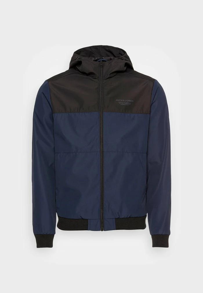 Jack & Jones HOOD NOOS - Summer Jacket - Navy Blazer 4 Jack & Jones HOOD NOOS - Summer Jacket - Navy Blazer - Image 4