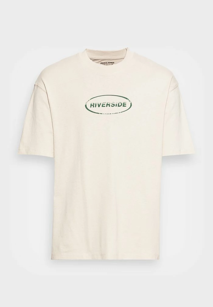 Jack & Jones JORTIEDYE TEE CREW NECK UNISEX - Print T-shirt - Moonbeam 4 Jack & Jones JORTIEDYE TEE CREW NECK UNISEX - Print T-shirt - Moonbeam - Image 4