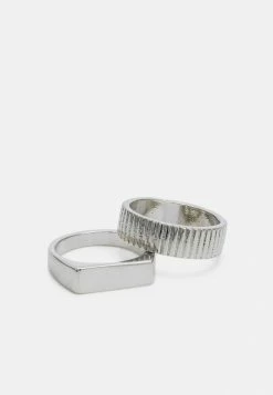 Jack & Jones JACSILVER 4 PACK - Ring - Silver-coloured -Jack & Jones Shop a5ee586b4f8d424c8cf267547d77c5b6