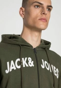 Jack & Jones JJNAVY ZIP HOOD - Zip-up Sweatshirt - Forest Night -Jack & Jones Shop a6468ffbbec34c54a1fa768e3a3b6b2b