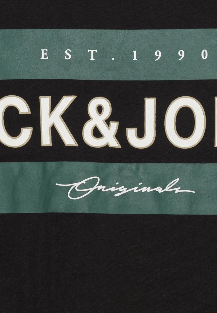 Jack & Jones JORFRIDAY TEE CREW NECK - Print T-shirt - Black 3 Jack & Jones JORFRIDAY TEE CREW NECK - Print T-shirt - Black - Image 3