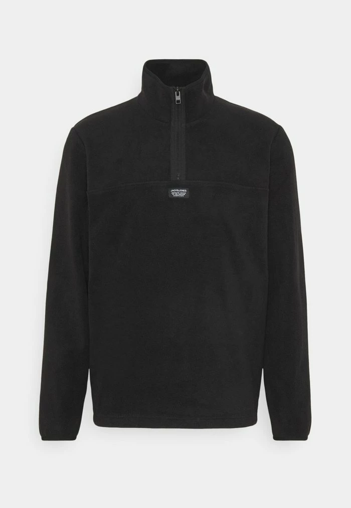 Jack & Jones JCOMICK HALF ZIP - Fleece Jumper - Black 6 Jack & Jones JCOMICK HALF ZIP - Fleece Jumper - Black - Image 6