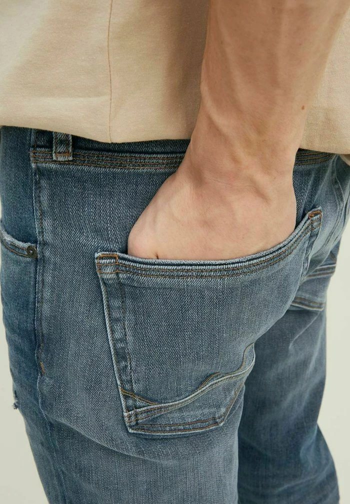 Jack & Jones Slim Fit Jeans - Blue Denim 5 Jack & Jones Slim Fit Jeans - Blue Denim - Image 5