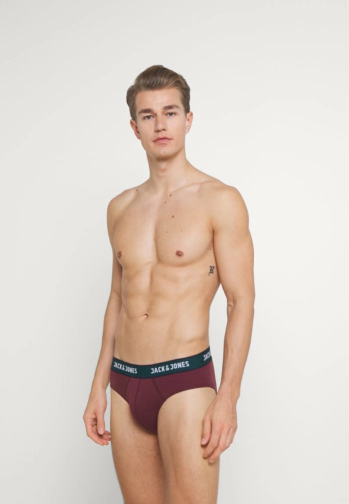 Jack & Jones JACSOLID BRIEFS 5 PACK - Briefs - Port Royale/sea Moss/navy Blazer 4 Jack & Jones JACSOLID BRIEFS 5 PACK - Briefs - Port Royale/sea Moss/navy Blazer - Image 4