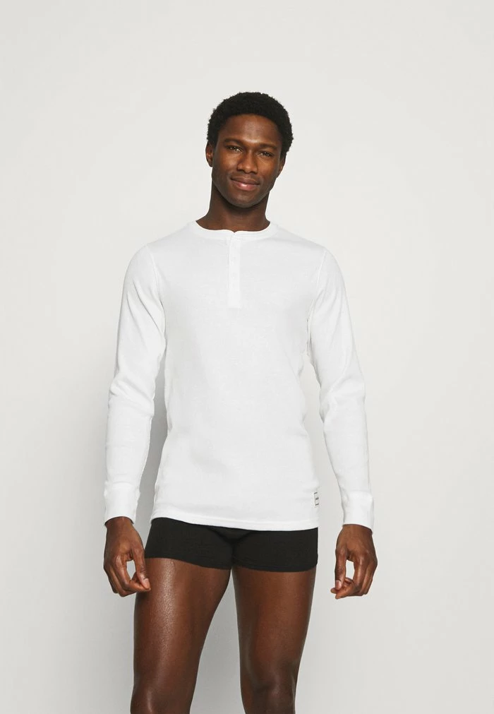 Jack & Jones JACHENRIK HENLEY - Pyjama Top - Blanc De Blanc 2 Jack & Jones JACHENRIK HENLEY - Pyjama Top - Blanc De Blanc - Image 2