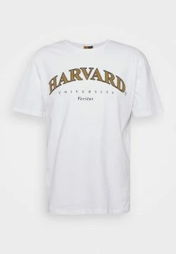Jack & Jones JORVARSITY TEE CREW NECK - Print T-shirt - Bright White