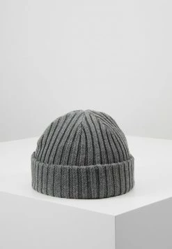 Jack & Jones JACRDD SHORT BEANIE - Beanie - Grey Melange -Jack & Jones Shop a85306484d4140f0b1bfd251f041a530